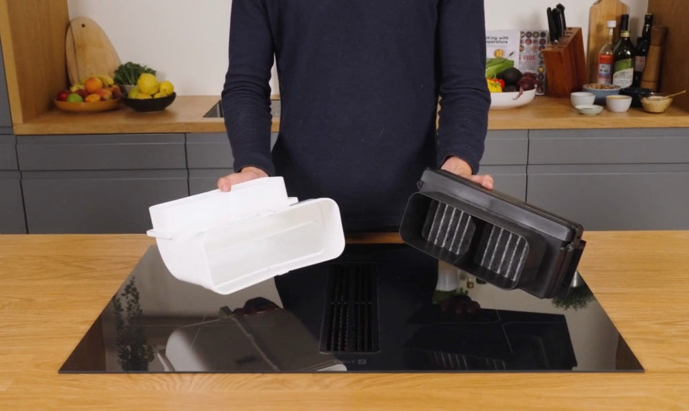 Duct System for Cooktop with Hood