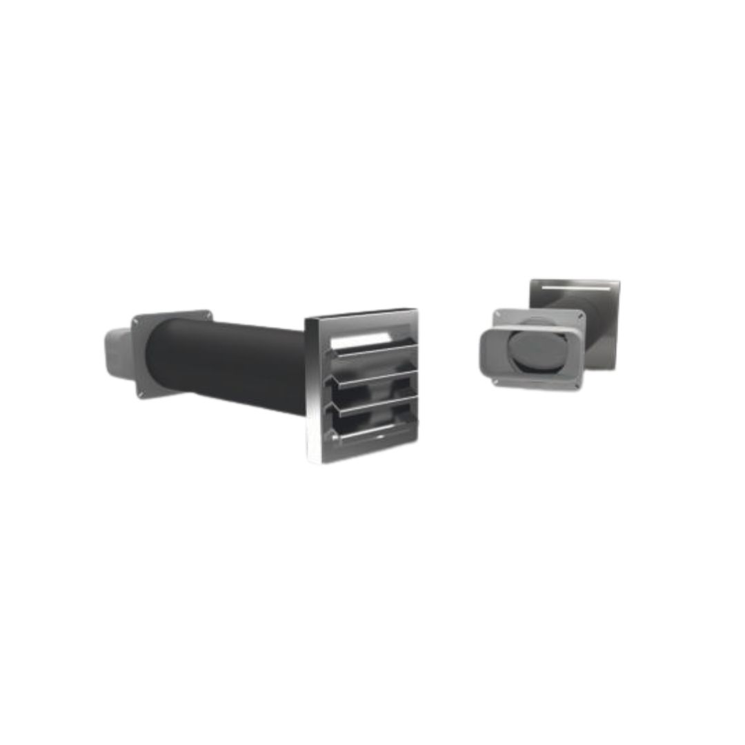 Trough-wall vent grille