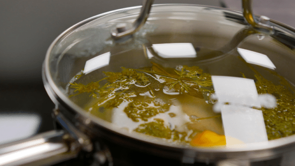 Pocheret grøntsager