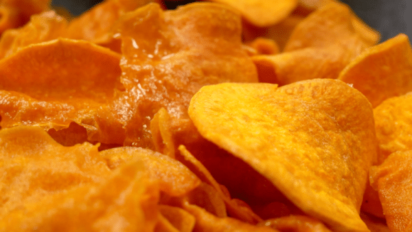 Chips af søde kartofler – Sweet potato chips