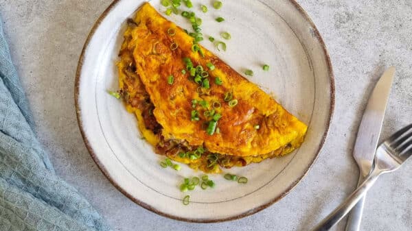 Omelet – med lidt sprød skorpe