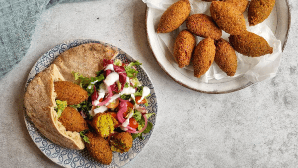 Homemade falafels