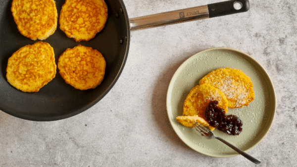 Rice pudding pancakes