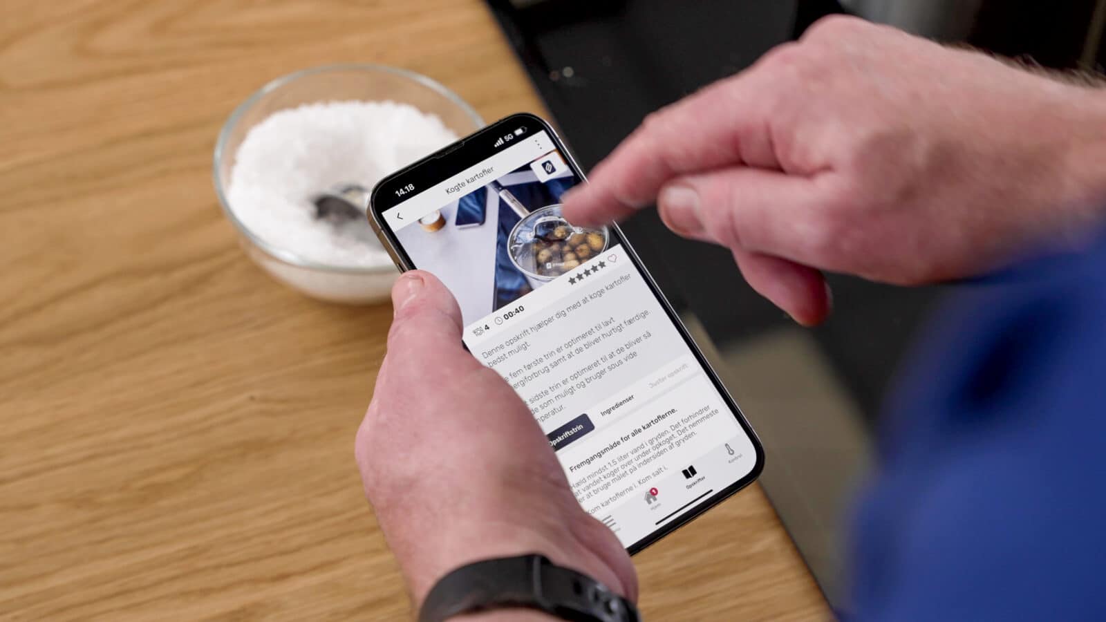 Follow precise recipes