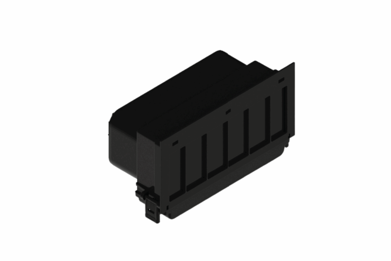 Carbon filter for downdraft